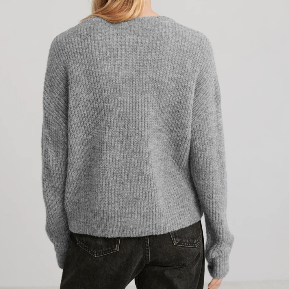 JENNI KAYNE Hayes Crewneck Cardigan - gray - Picture 3 of 7